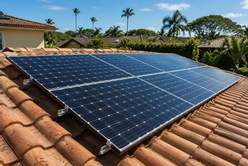 Installation de panneaux solaires à Montclar
